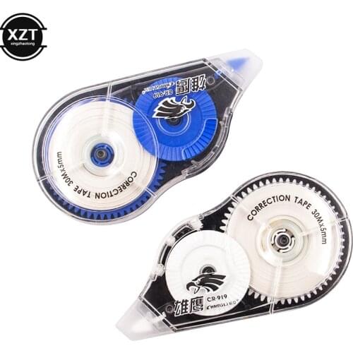 30M White Sticker Correction Tape Office/School Supplies Student Error Tape Belt Stationery School Corrector Writing Tool