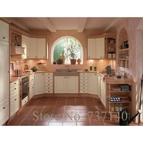 Matte white lacquer kitchen cabinet white oak kitchen cabinet