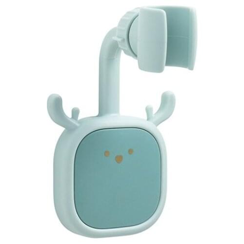 Shower Holder Bathroom Storage Shelves Cute Degree Adjustable Water Heater Shower Head Fixed Seat Wall Mounted Type Fashion