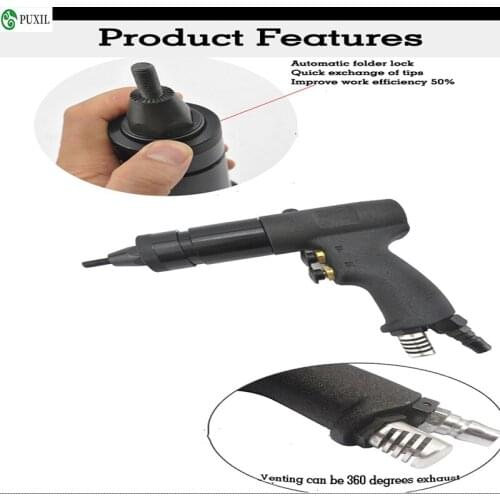 New HG-0610, M6 / M8 / M10 Pneumatic Riveter, Automatic Pneumatic Riveter, Air Rivet, Nut, Tool 1 Piece