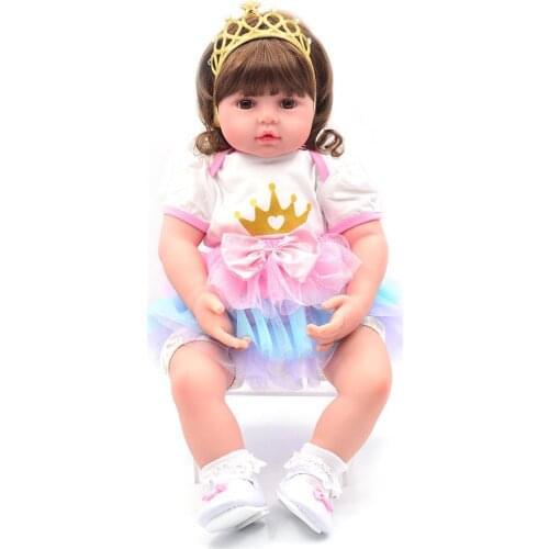 Reborn Real Baby Dolls Realistic Handmade Vinyl Environmental Protection Non-toxic Safety Adorable Children Kids Toy Gifts