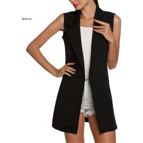 Женские деловые жилеты Rebicoo China At AliExpress
