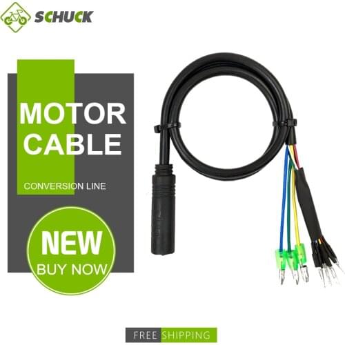 EBike Motor Convert Extension Cable 9 Pin Conversion Line Waterproof Connector 60cm 130cm 160cm For Bicycle conversion kit