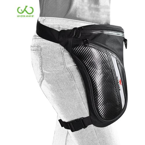 WOSAWE Motorcycle Drop Leg Bag Waterproof Motorbike Bag Waist Bag Bike Bicycle Racing Thigh Pockets Wallet Phone Bags Fanny Pack