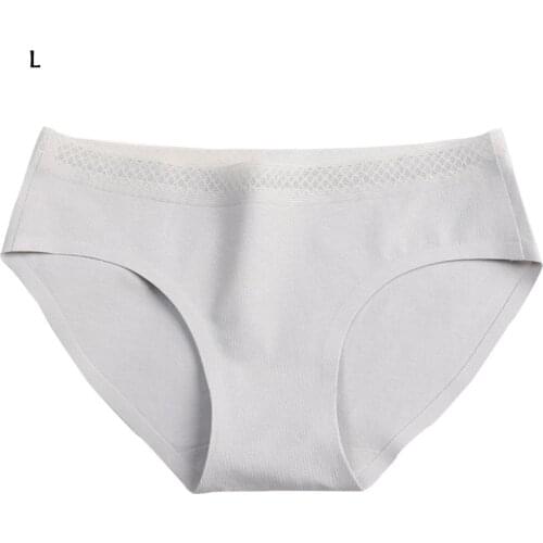 Women Cotton Panties Seamless Lace One-piece Solid Color Panties Women Menstrual Period Panties Hot Sale 2019
