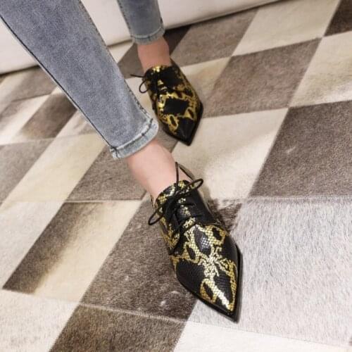Women Shoes 2021 New Fashion Shallow Flats Lace Up Pointed Toe Casual Spring Summer Temperament Female Shoes Non Slip Woman