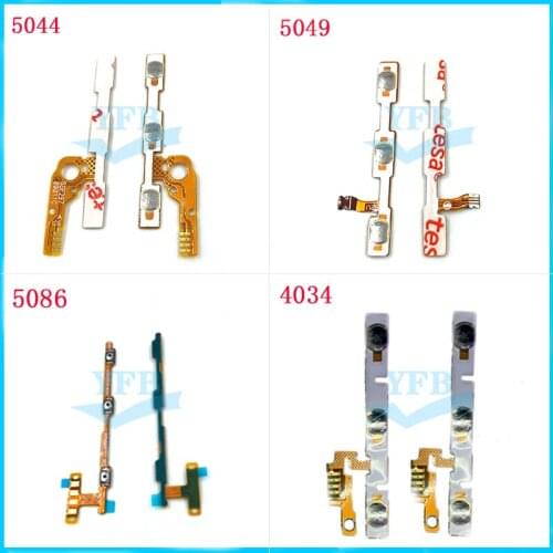 10pcs Power On Off Volume Button Key Switch Flex Cable For Alcatel A3 XL 9008 5049 5044 P310 5086 9001 7043 5033 4034