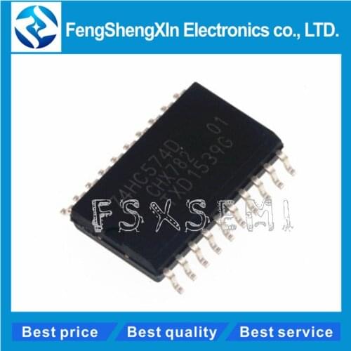 10pcs/lot 74HC574D 74HC574 SOP20-7.2MM Digital logic chip