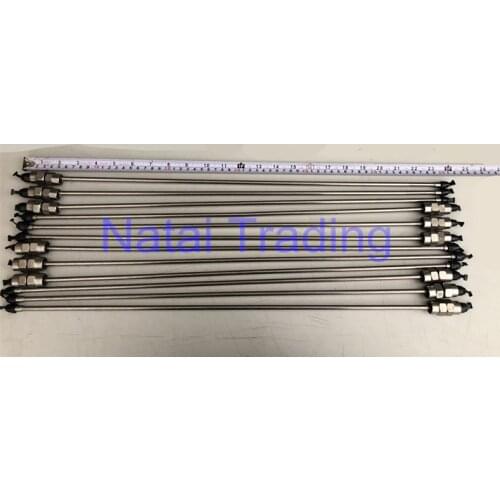 12pcs 600mm high pressure diesel pipe welding joint oil tube 6*2mm used for fuel injection pump test bench spare part