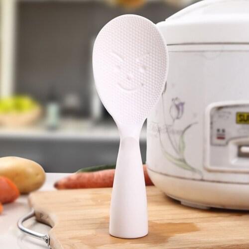 Non Stick Rice Shovel Rice Paddle Kitchen Accessories Cooking Tools Plastic Meal Spoon 1Pc Can Be Vertical