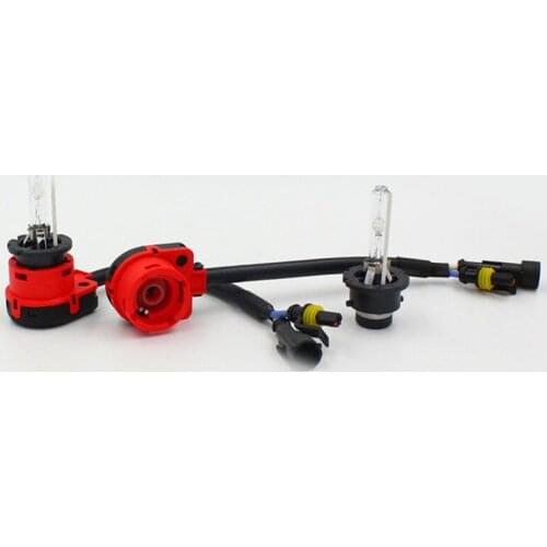 FSYLX D2S D2C Auto Car HID headlight bulb + D2 HID Wiring Harness Socket Adapter 35W D2S D2C HID Car headlight fog lamps