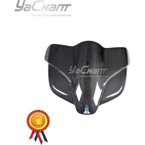 Car-Styling Dry Carbon Fiber Plain Carbon Weave Instrument Cluster Meter Hood Cover Fit For 2015-2019 F488 GTB & Spider