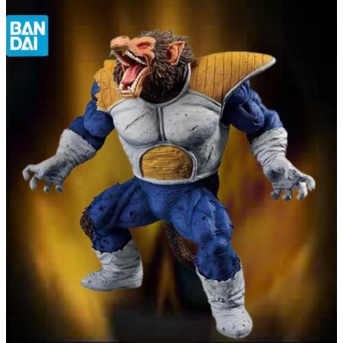 Bandai Dragon Ball Anime Monkey Great Ape Fighting Action Figure Model Vegeta Doll Super Saiyan Toy Children Christmas Gift
