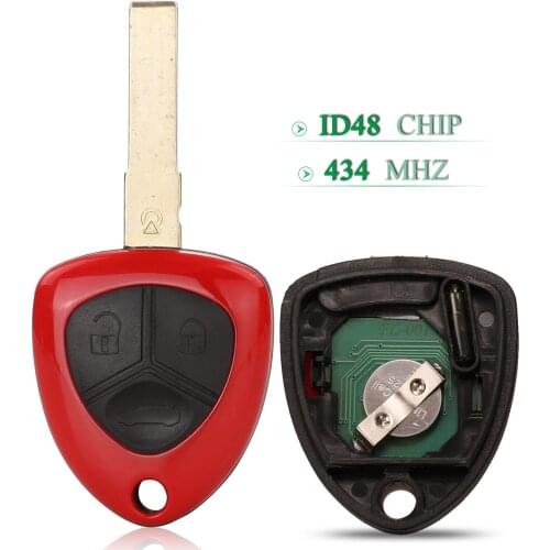 Bilchave 3 Buttons ID48 Chip 434Mhz For Ferrari 458 Ltalia California 599 GTB Fiorano FF Replacement Remote Smart Car Key