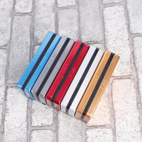 New Fashion Pipe Creative Personality Cigaret Case Slim Metal Cigarette Box Aluminum Gift Box Cigarette Holder