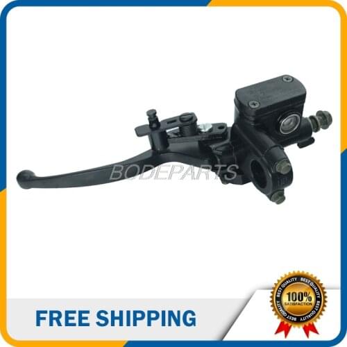 Black Universal 7/8" 22mm Motorcycle Front Left Brake Master Cylinder Lever Pump For ATV Quad Bike Free Shipping