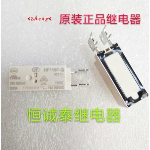 Hf115f-q 012-1h jqx-115f-q 12VDC 12V 4-pin 18a normally open type