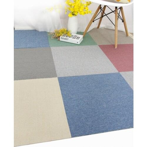 Carpet manufacturer wholesale price square carpet splicing bedroom full shop office business hotel room mat
