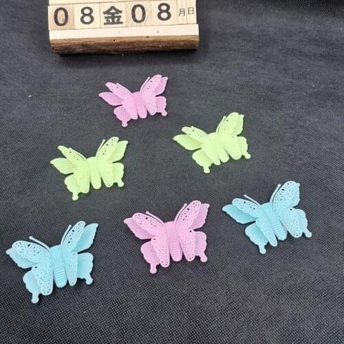 6Pcs/Lot Luminous Butterfly Dot Stickers Children Bedroom Fluorescent Painting Toy PVC Glow in Dark Toys Kids Room Decorations