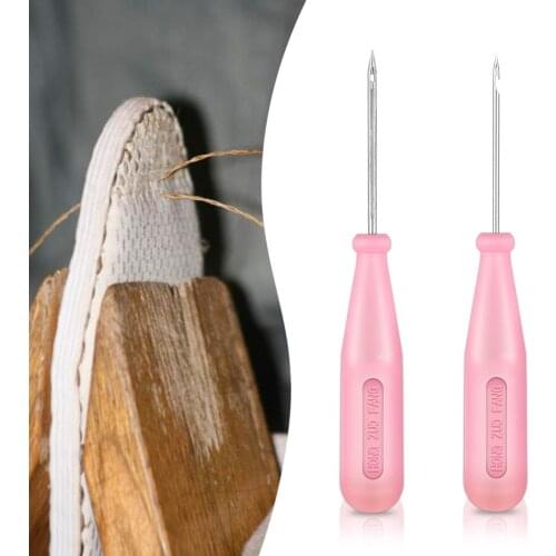 Cutting Paper Dies Canvas Leather Handmade Hand Stitcher Taper Sewing Awl Needle Shoes Repair Tool Leather Craft