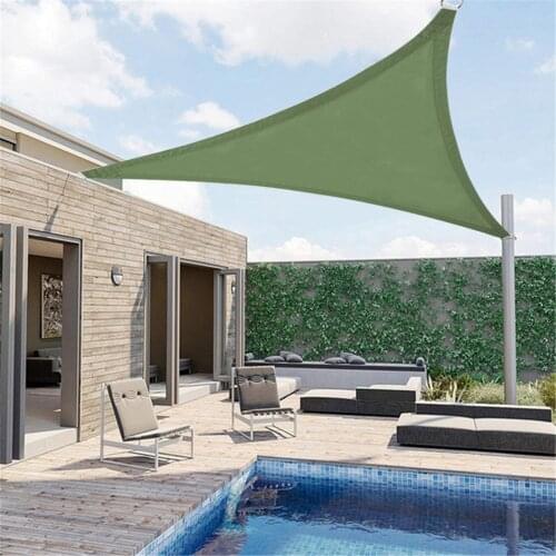 Garden Awning Cloth Sun Shade Sail Outdoor UV Protection Sail Swimming Pool Sun Protection Sail Courtyard Spinnaker Dropshipping