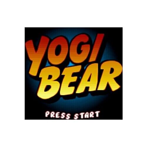 Yogi Bear NTSC Version 16 Bit 46 Pin Big Gray Game Card For USA Game Players