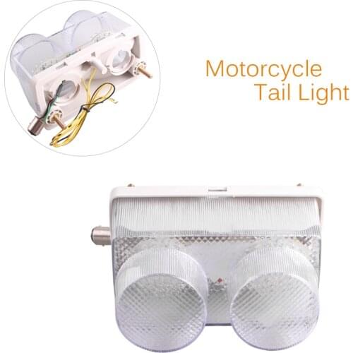 E-Mark Motorcycle Rear Tail Brake Light Taillight For YAMAHA YZF R1 1998-1999 Integrated LED Turn Signal Lamp