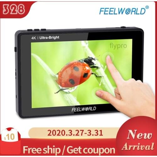 FEELWORLD LUT7S 7 Inch 4K Monitor 3D LUT Touch Screen Waveform 3G-SDI DSLR Camera Field Monitor 1920X1200 for Canon Nikon Sony