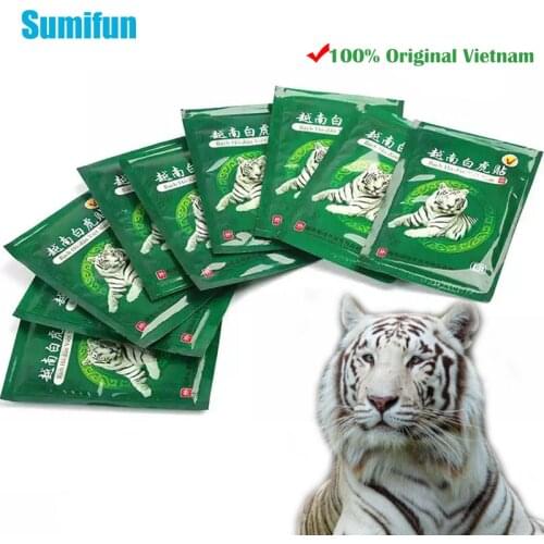 96pcs 100%Vietnam White Tiger Balm Medical Plaster Rheumatoid Arthritis Joint Pain Relief Neck Back Body Muscle Capsicum Patches