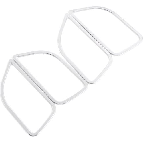 ABS Chrome trim door handle cover interior decoration ring sticker For KIA RIO K2 2011 2012 2013 2014 2015 Car Accessories