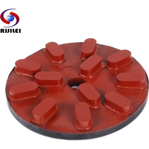 RIJILEI 200mm Diamond Resin Polishing Disc 8 Inch Marble Resin Grinding Plate Polishing Pad for Marble Granite Concrete KT04