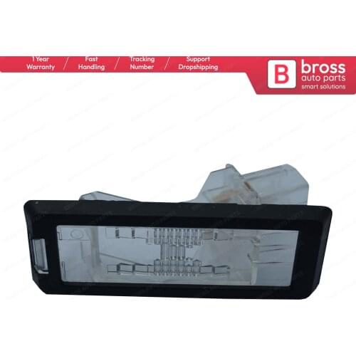 Bross BSP944 Number Plate Lighting Lamp 8200013577 for Dacia Duster Renault Fluence. Notice: No bulb included! Made in Turkey