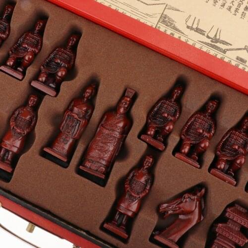 Wooden Chess Set, Game Board Folding Storage Board, Chess Game for Travel Party, Gift for Adult Kids Beginner