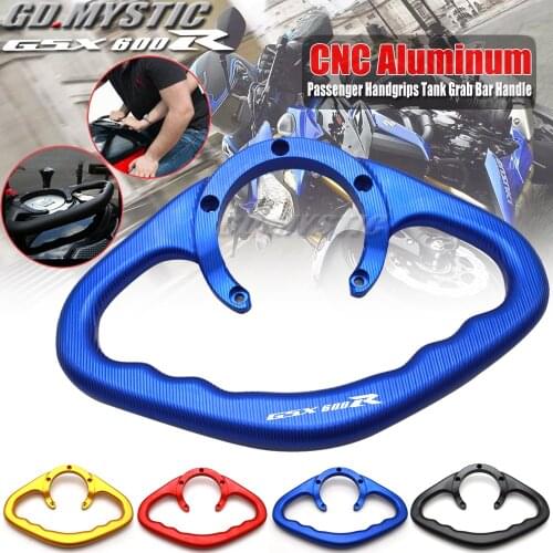 For Suzuki GSXR 600 GSXR600 2004 - 2013 2005 2006 2007 CNC Aluminum Passenger Handgrips Tank Grab Bar Handle Hand Grip