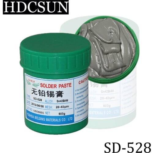 HOT Sale! SD-528 low temperature SMT Lead-free SMT Solder Paste 500g Sn42Bi58