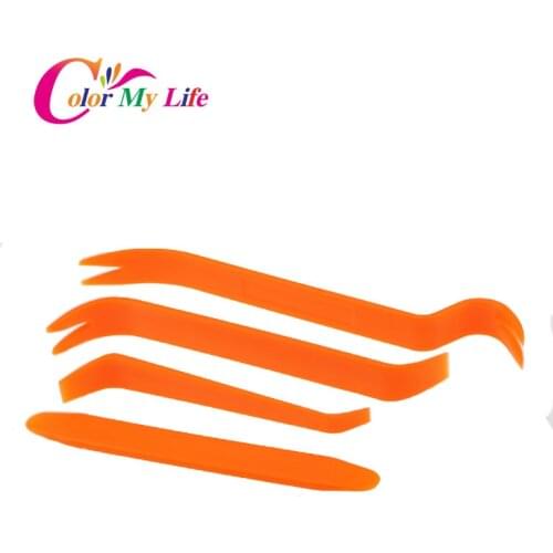 Car Styling Car Radio Disassembly Pry Tool 4PCS/Set for Opel Astra Opel Vectra B Octavia 2 Zafira B for Citroen Xsara Picasso C4