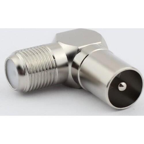 Cable connector imperial fk1 - FK turns RF public right Angle plug F head turn 9.5 male external thread