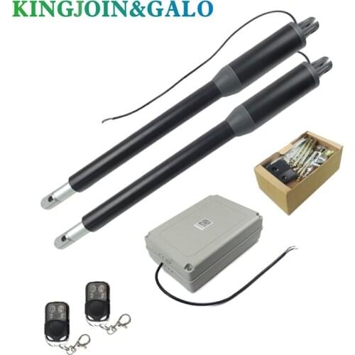 Commercial Linear Actuator 200KG DC Worm Gear Automatic Swing Gate Opener (photocells, lamp,push button,GSM operator optional)