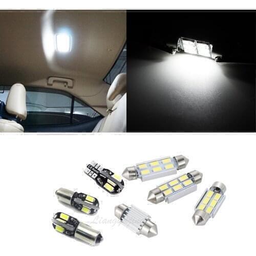 13pcs LED Interior Light Canbus No Error Map Dome Trunk Lamp Kit For Jaguar XF 2009-2015