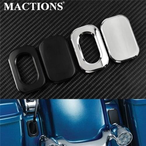 Mactions Motorcycle Antenna Pisition Trim Ring Cover For Harley Touring Road Glide Fltri 2010-2019 Street Glide Flhx 2006-2019