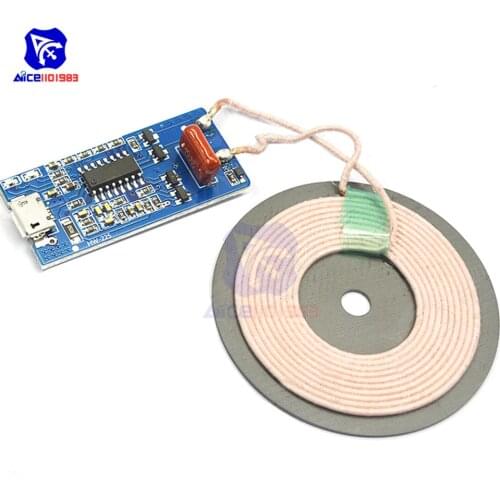 Diymore 5V 1A Wireless Powered/Charged 5W Wireless Charger Transmitter Module for Apple Android Xiaomi Mobile Phone Fast Charger