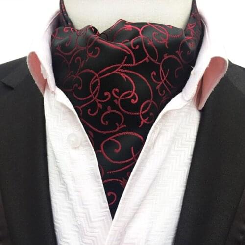 New Gentleman Style Polyester Jacquard Mens Tie Scarf Trendy Mens Fashion Scarf Business Casual Mens Suit Tie Accessories