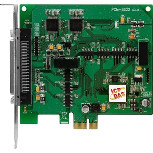 New Original Spot Photo For PCIe-8622 200kS/s 16-Bit 16-Channel Simultaneous Sampling AI Board, 2 AO12-Channel Isolated DIO