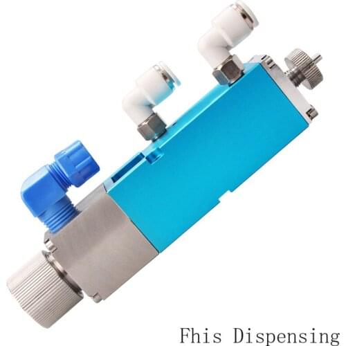 Single Liquid Single Gas Action Glue Fine Adjust Large Flow Back Suction Stainless Steel Aluminum Alloy Valve