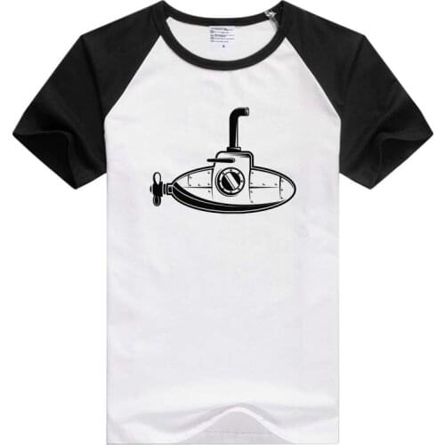 Submarine Retro Periscope Underwater Vessel short sleeve casual Men Women T-shirt Comfortable Tshirt Cool Print Tops Fashion GA8