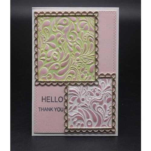 AZSG New Arrival 3D Flowers Dandelion Embossing Folder Design DIY Paper Cutting Dies For Scrapbooking Plastic Plate