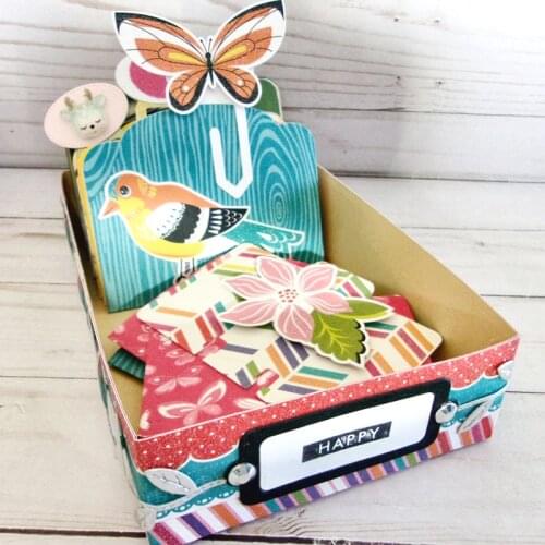 Cutting Dies ATC Drawer Scrapbook Cardmaking DIY Paper Craft Metal Stencil Surprise Creation