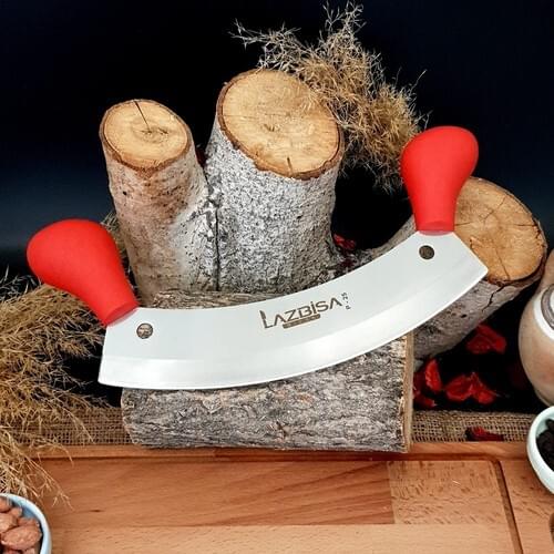 Lazbisa Mincer Knife Crush Salad Cutter Knob Armor