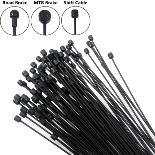 3PCS Bicycle Shift Cables Mountain Road Bike Shift/Brake Inner Cable Derailleur Front Rear Cables Coated Shifting Bike Cable