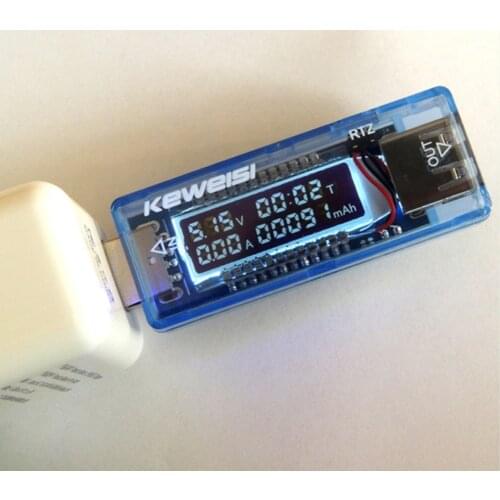 LCD USB Detector USB Volt Current Voltage Doctor Charger Capacity Plug And Play Power Bank Tester Meter Voltmeter Ammeter